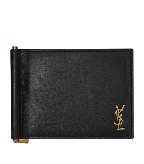 st laurent mens wallet|yves saint laurent money clip.